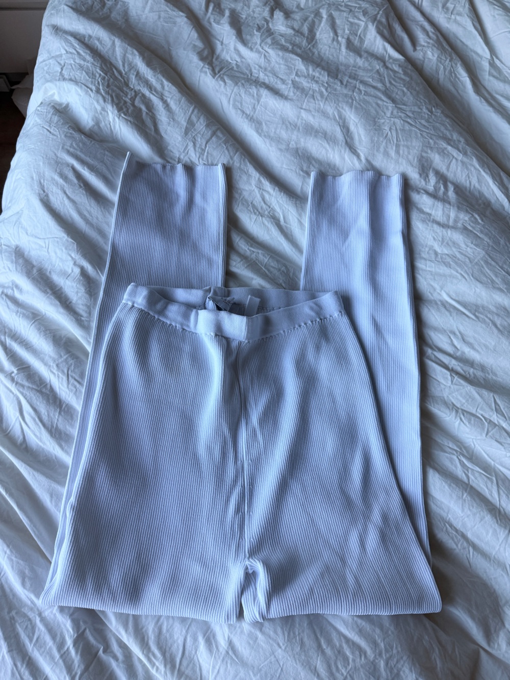 Leoge Light Blue Ribbed Joggers